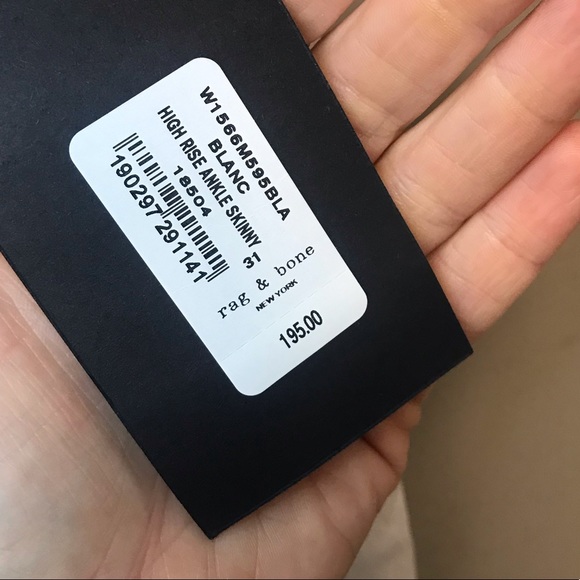 Rag & Bone High Rise ankle jeans NWT - Picture 5 of 5